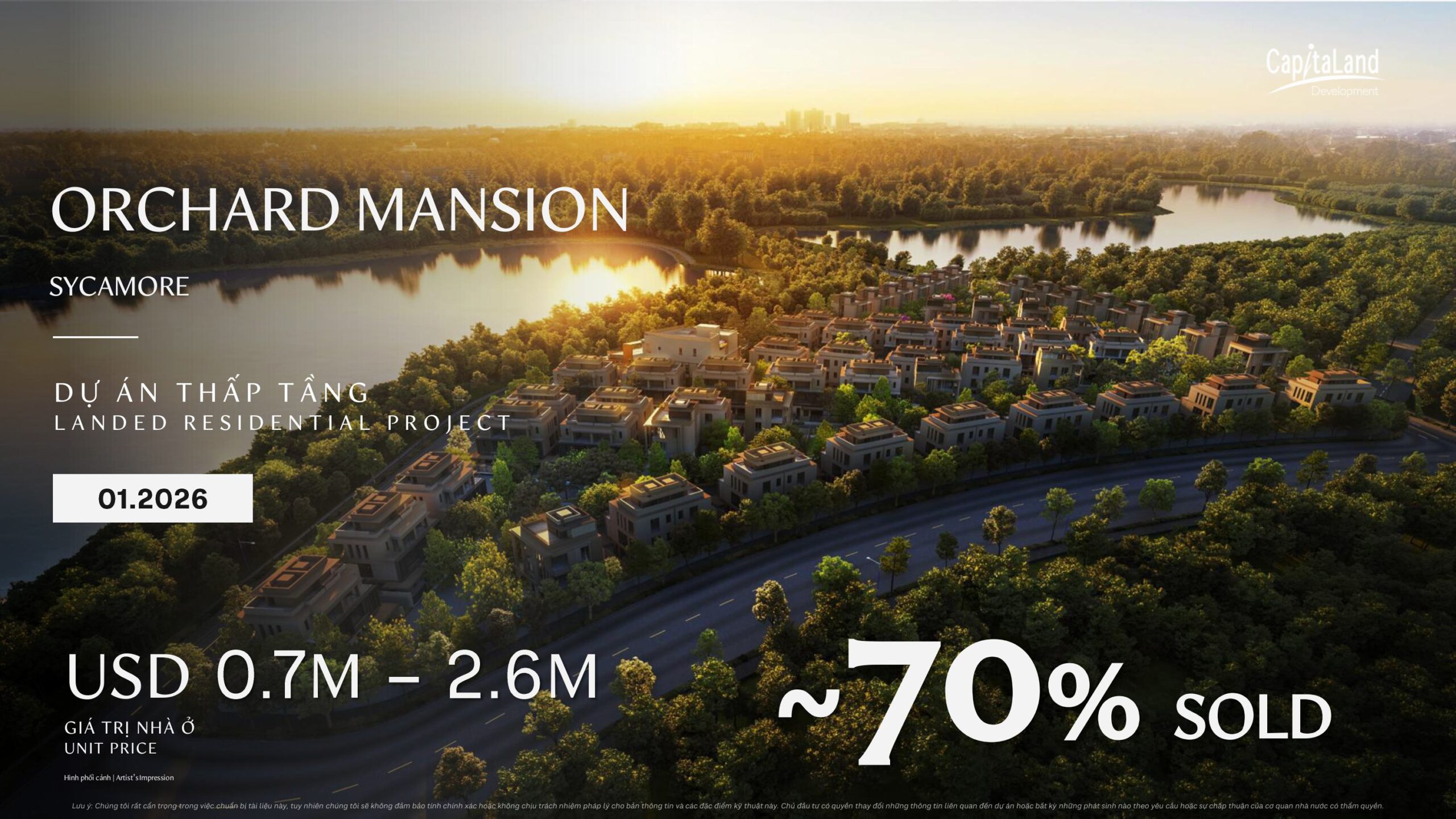 Phân khu Orchard Mansion dự án sycamore