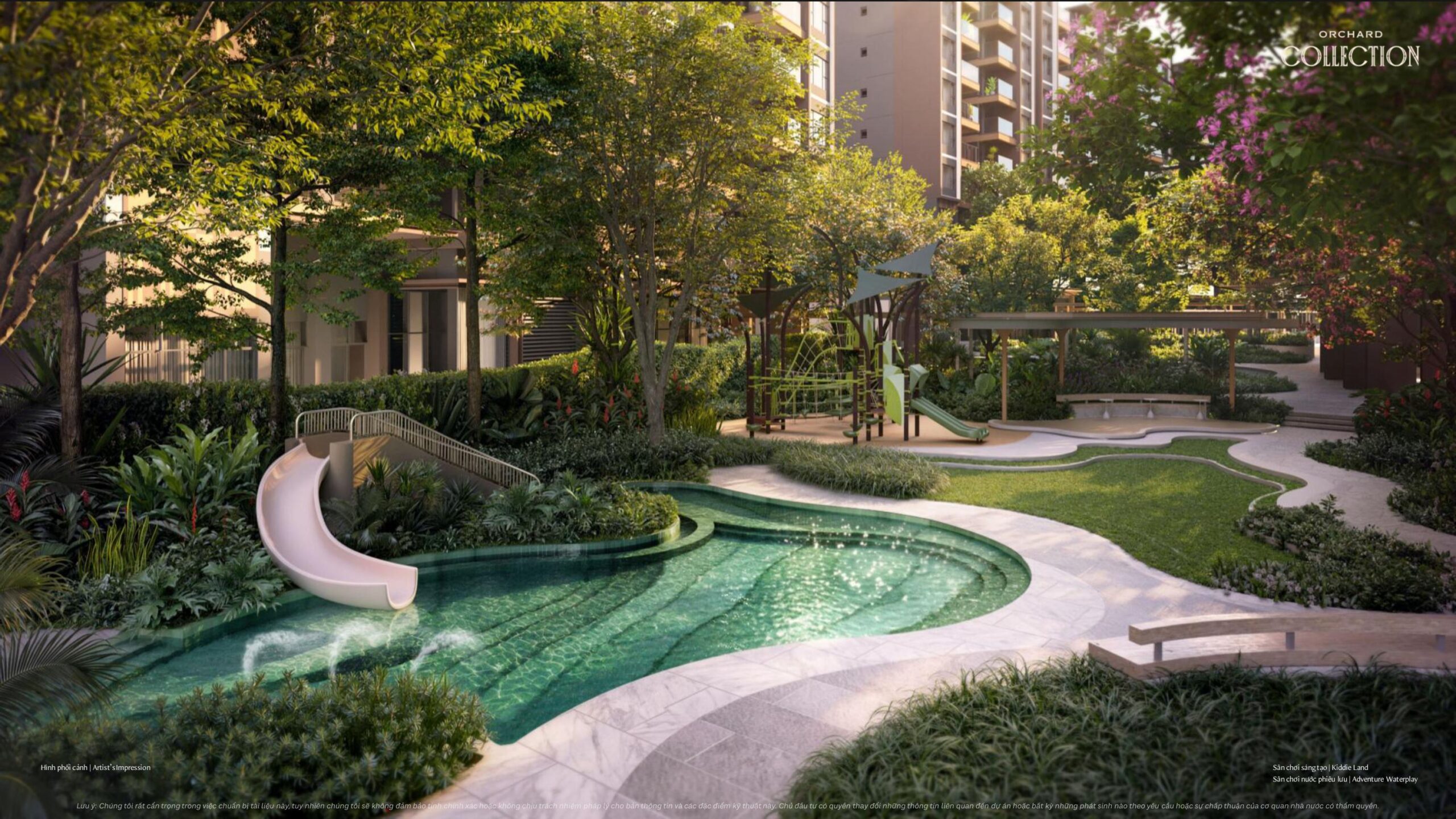 Tiện ích sân chơi sáng tạo phân khu Orchard Collection dự án Sycamore