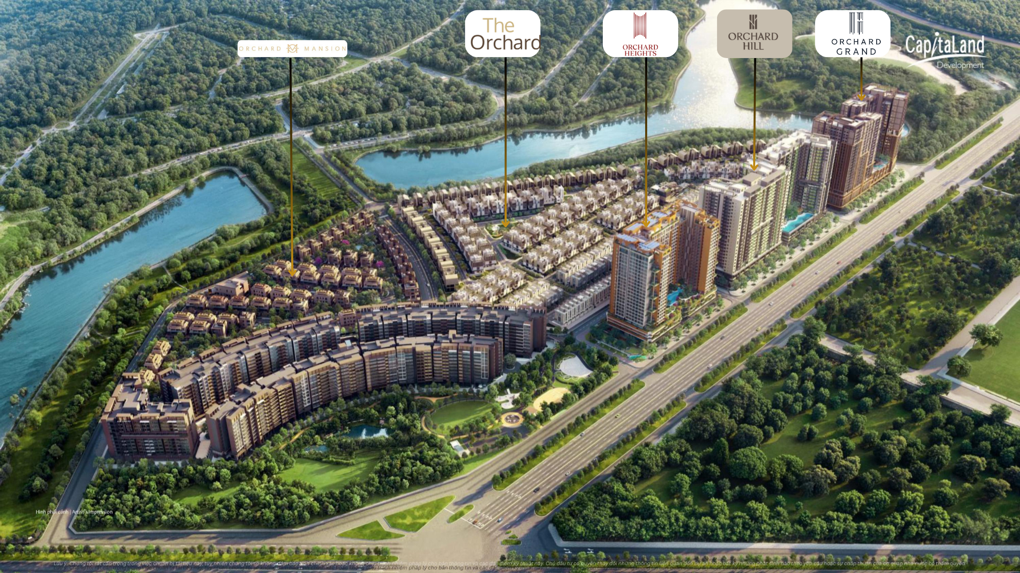 Tổng thể phân khu dự án Sycamore